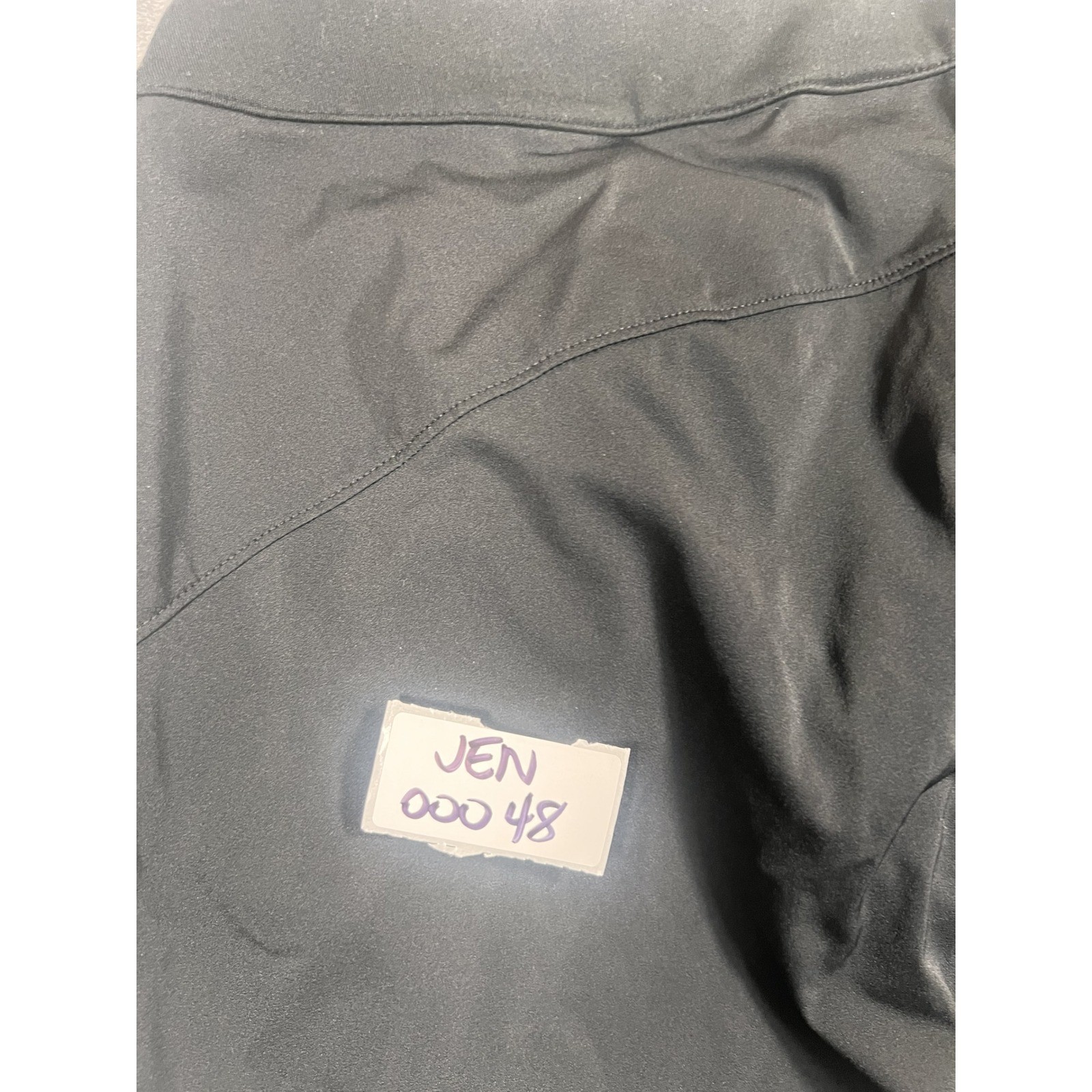 Nike Dri-FIT Wide Leg Pleated Trousers Small Black Nylon Spandex Stretch