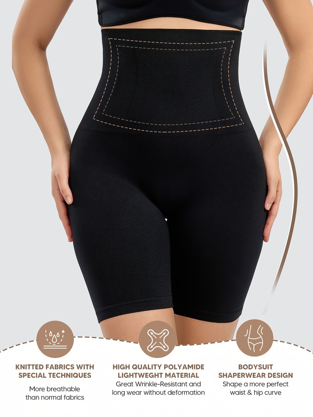 Women Tummy Control Shapewear High Waisted Body Shaper Shorts Slimming Panties