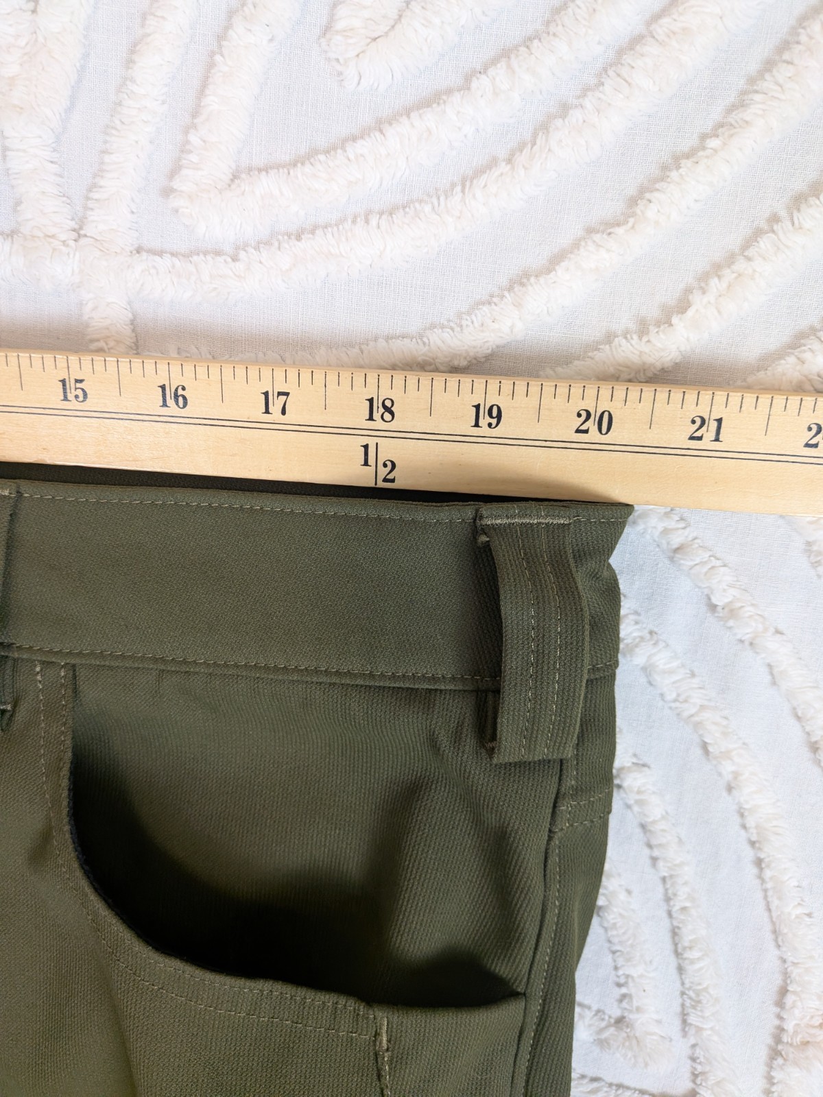 Truewerk EDO Werkpant Men’s 40×33 Green Pants Technical Performance Work 40 Long