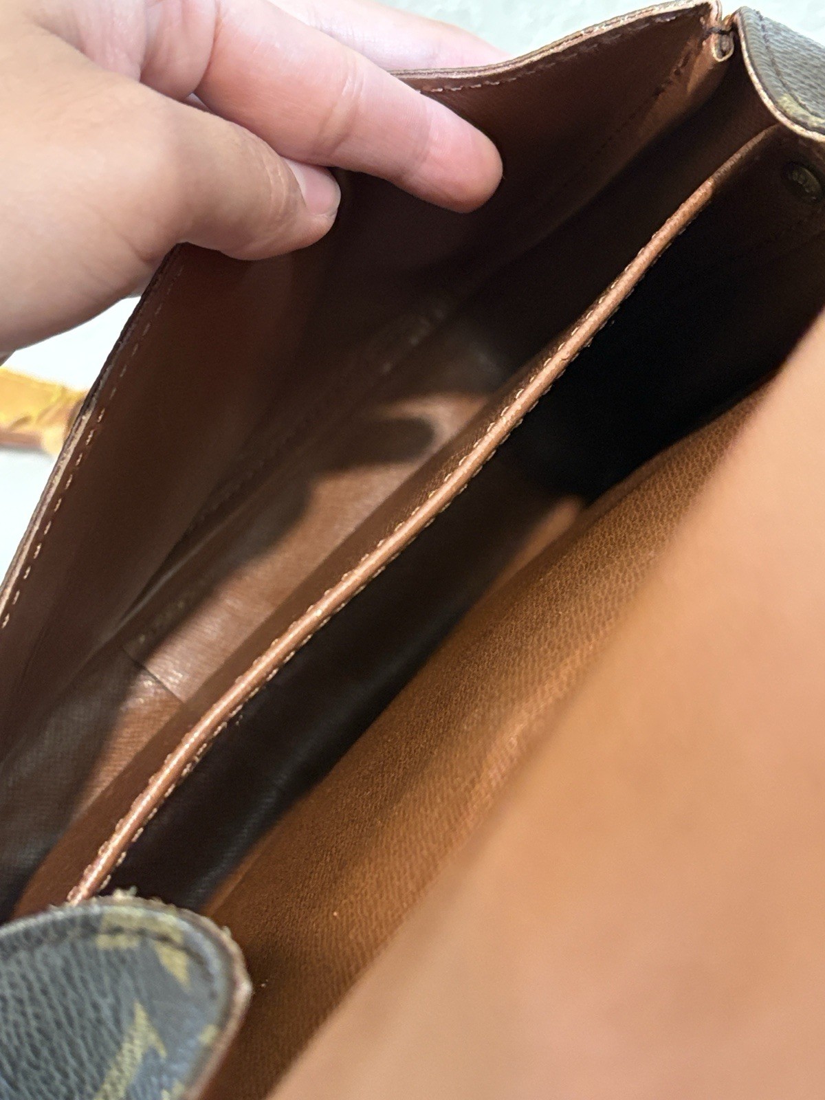 Louis Vuitton SL8965 Cartouchiere MM Brown Monogram Crossbody Bag