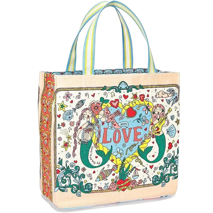 Brighton Mermaid Siren’s Song Canvas Tote New in Sealed Package MSRP $150 NWT