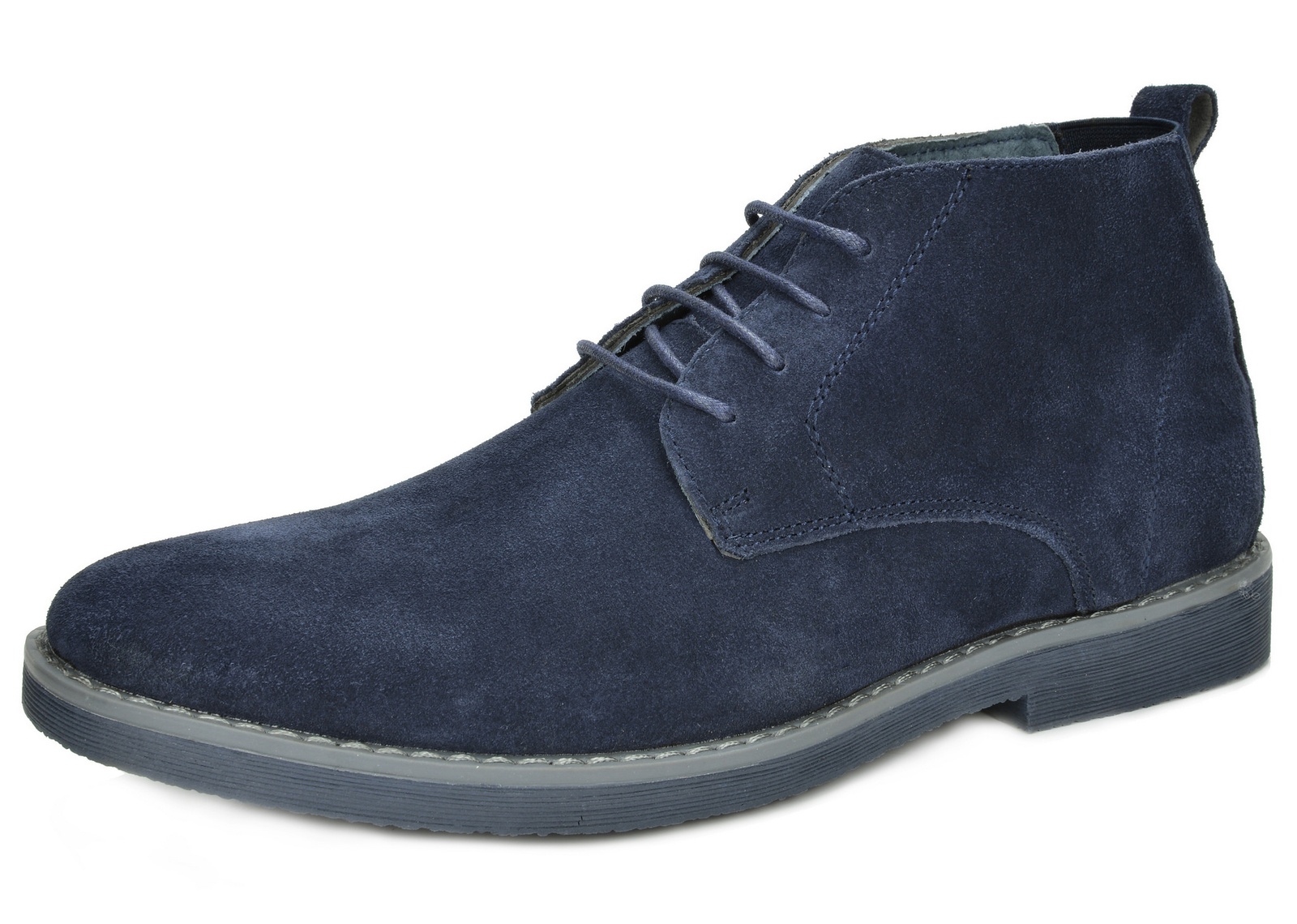 Men’s Chukka Boots Suede Leather Lace Up Desert Oxford Chelsea Shoes