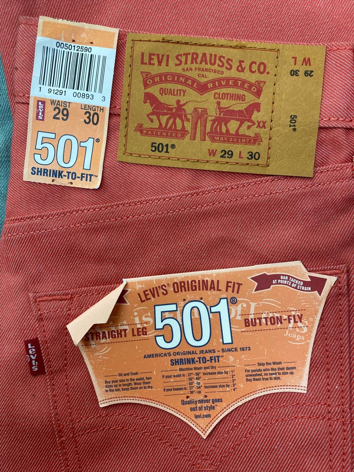 Levis Women Jeans 5012590 Denim Shrink to Fit Jeans W29/L30