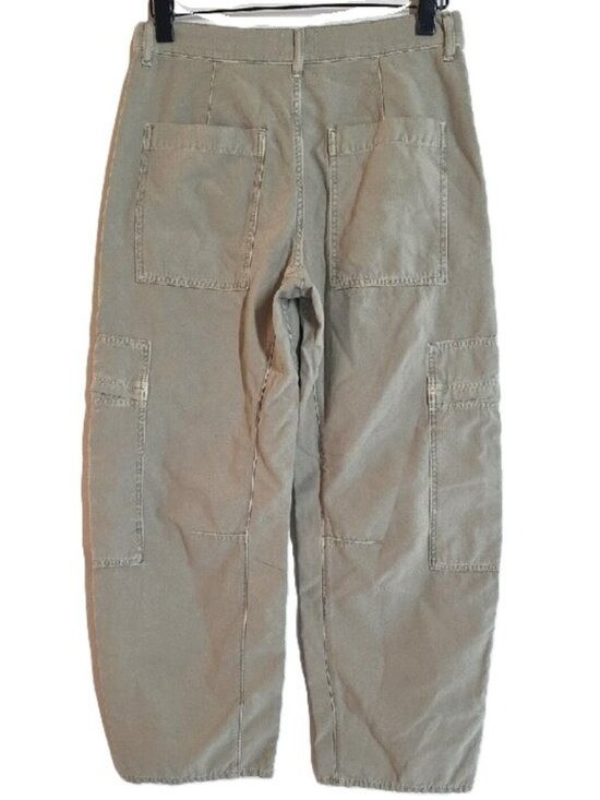 NEW $248 CITIZENS OF HUMANITY MARCELLE LOW SLUNG CARGO PANTS IN BRN QTZ SIZE 28