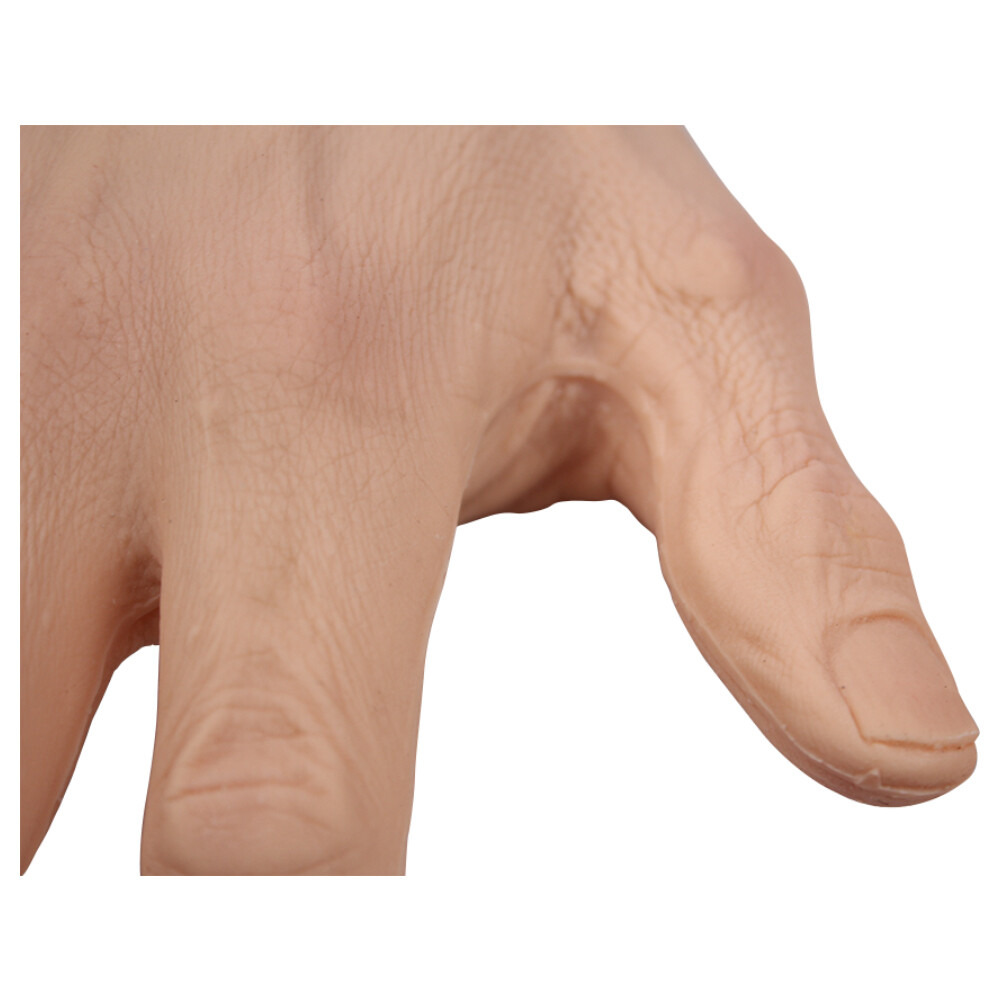 Realistic Silicone Glove Hand Skin Cover Scars Hand Sleeve Cosplay Crossdresser