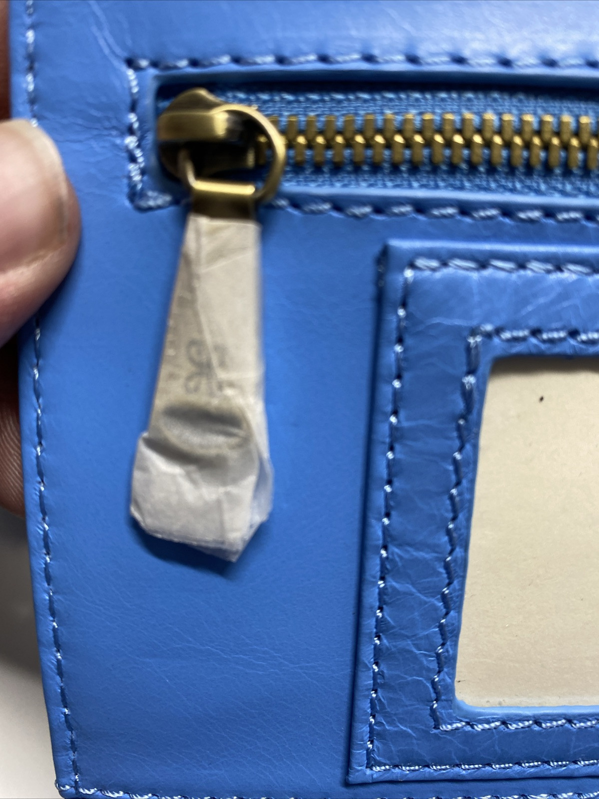 HOBO Jill Wallet Women’s Crossbody Bag Purse in Tranquil Blue