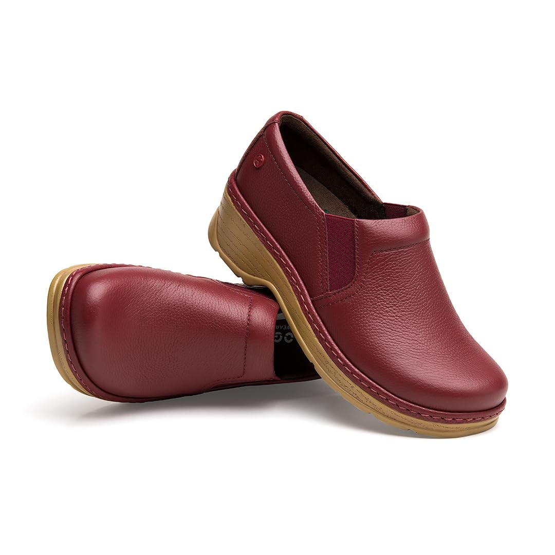 Klogs Footwear Women’s Naples Clog, Dark Brown, Dk Brown Oil