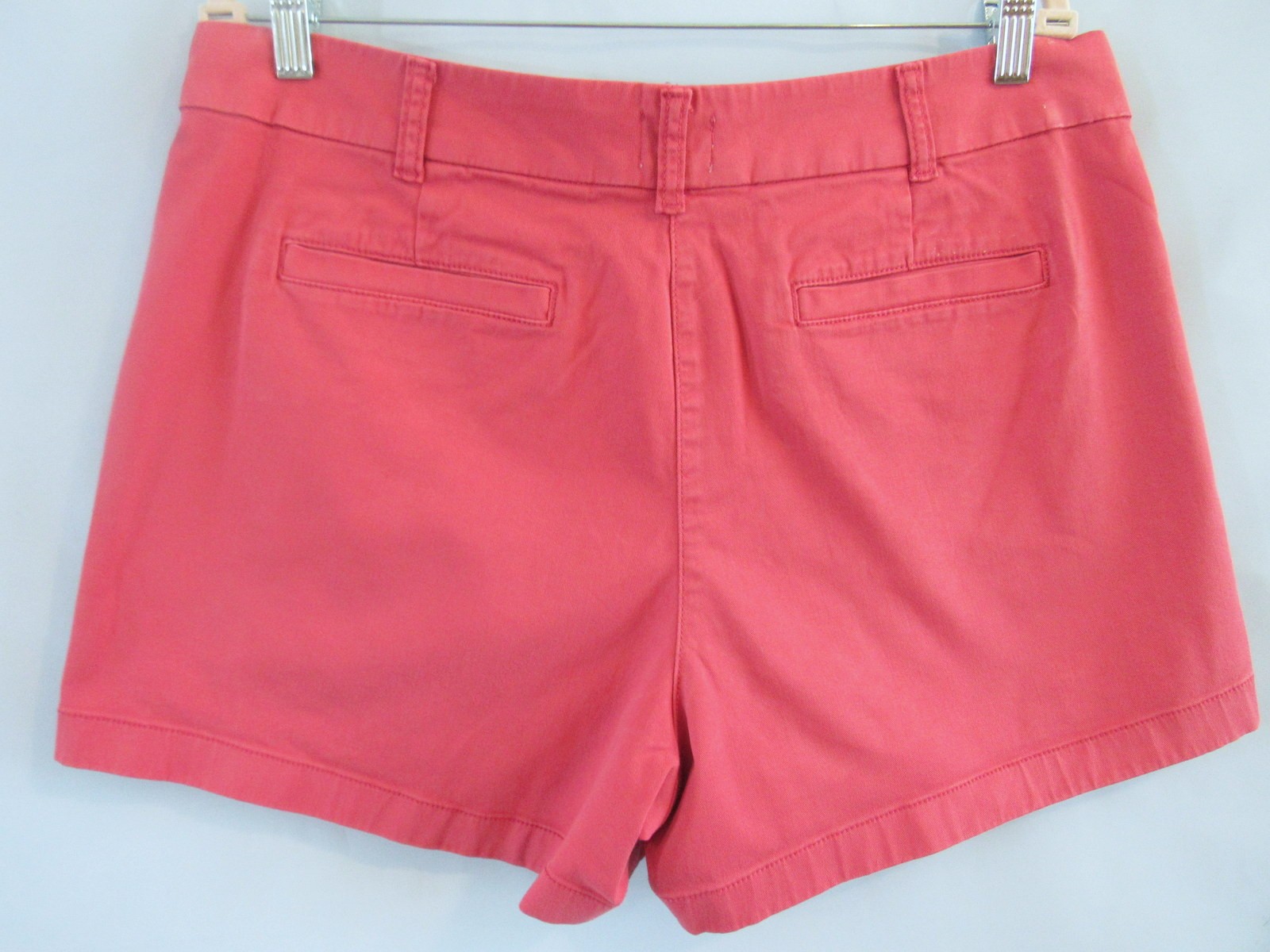 J.CREW Size 14 Off-Red 4-in Inseam Twill Chino Shorts