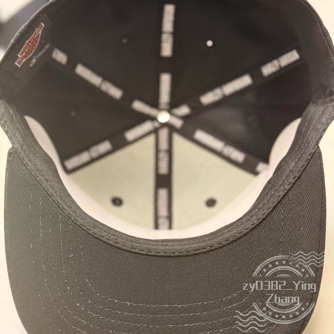 Harley-Davidson Men’s Embroidered Casual Sport Adjustable Flat Brim Baseball Cap