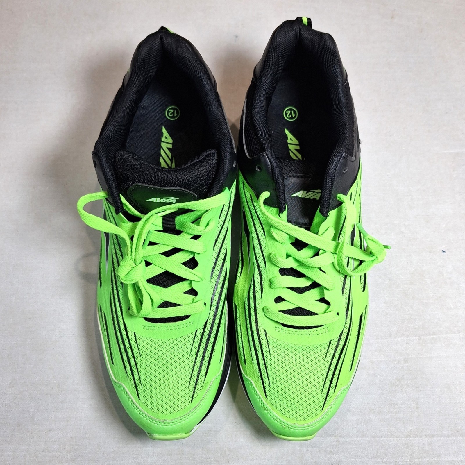 Avia MNAV4400004 Men’s Size 12 Neon Green Running Shoes | Discontinued Model