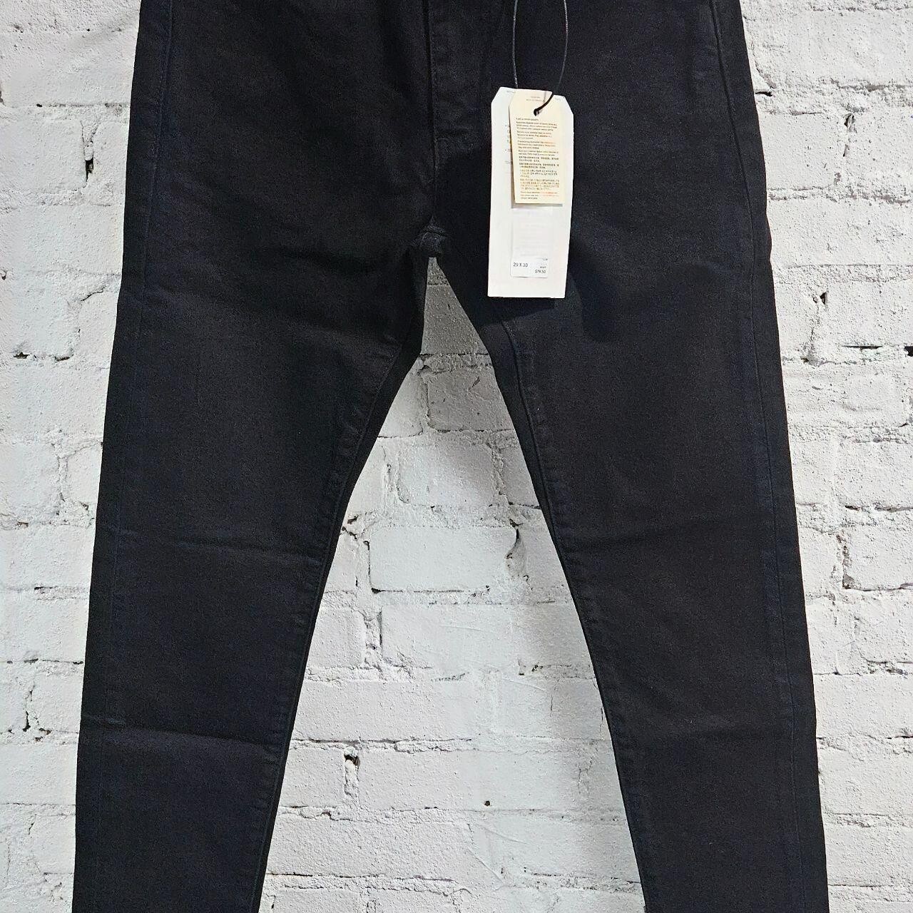 Skinny Taper Levi’s® Flex Men’s Jeans – Black Size 29×30