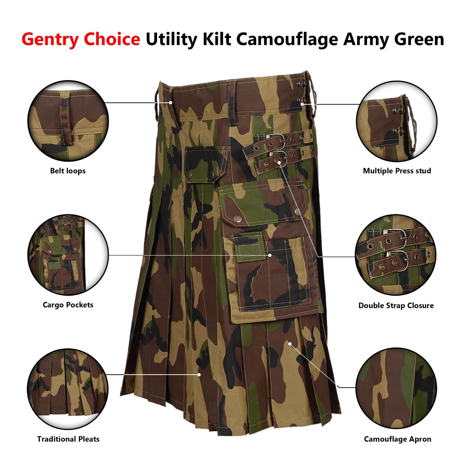 Highland Utility Kilt Scotland Sports Kilt Scottish Traditional Tartan kilt