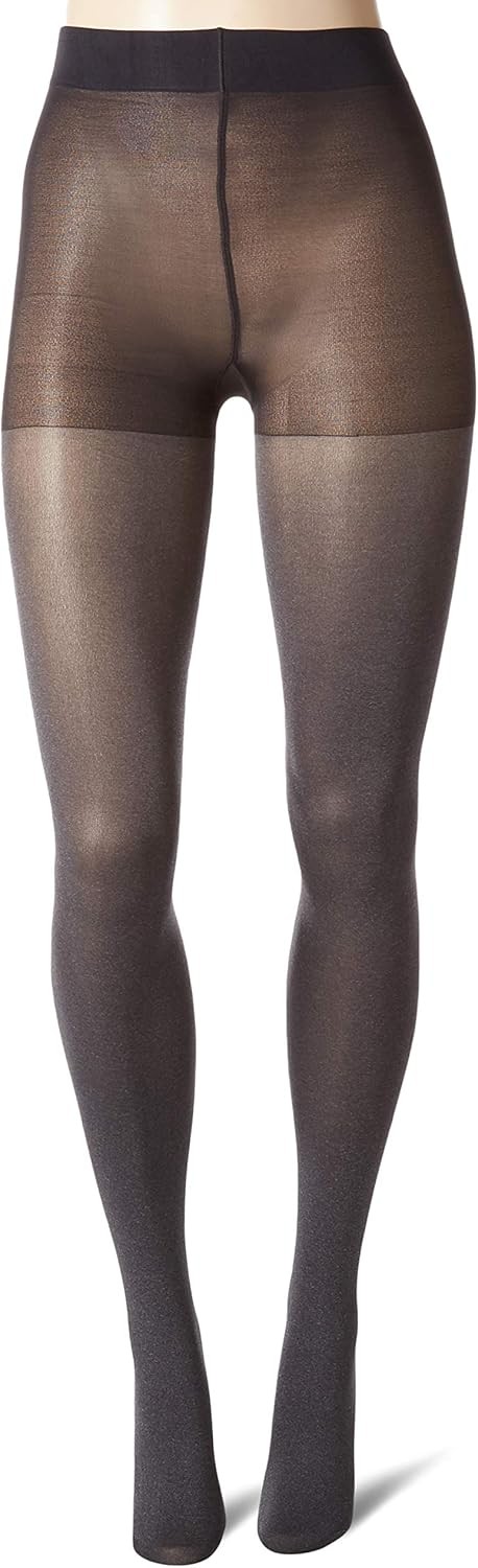 Women’s Control Top Tights Super Opaque 90 Denier Shaping Pantyhose 2 Pack
