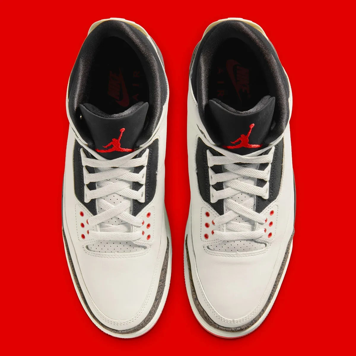Nike Air Jordan 3 Retro OG World’s Best Dad Sail Black Red IF4396-103 Mens NEW