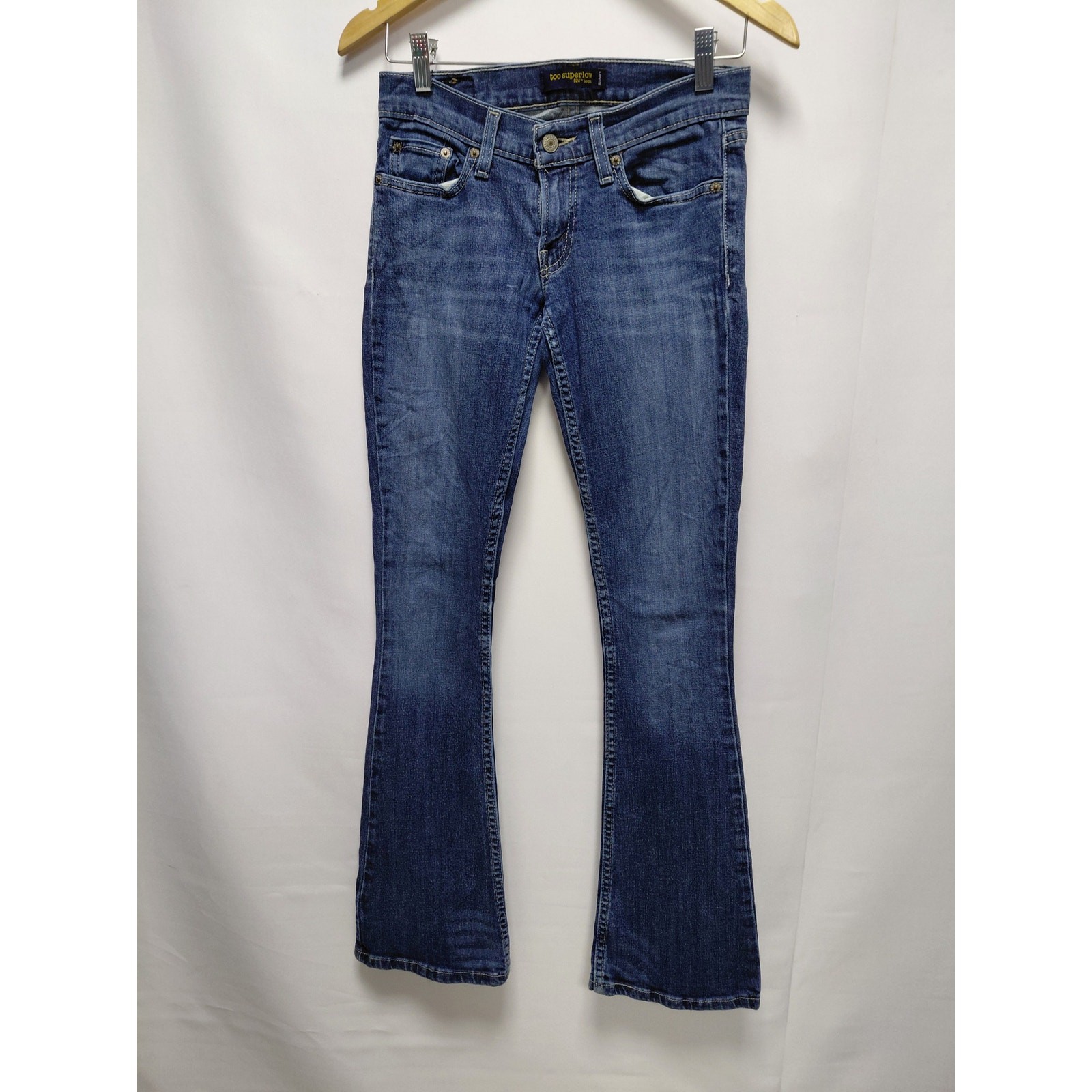 Levi’s Blue Denim Bootcut Jeans Mid (10-12 in) Regular Women