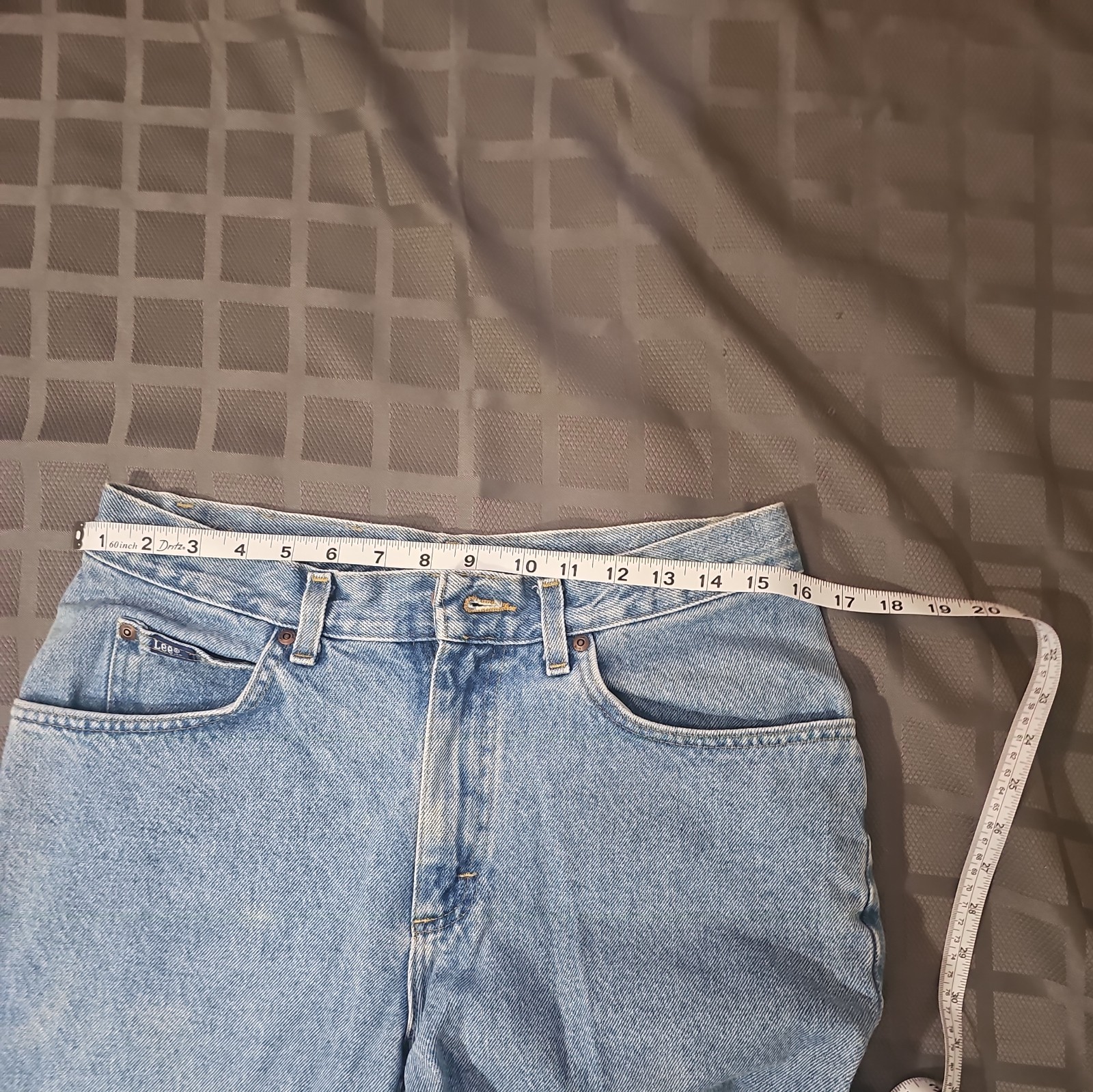 LEE RIDERS Light Wash Jeans 100% Cotton Denim Vintage 32×30