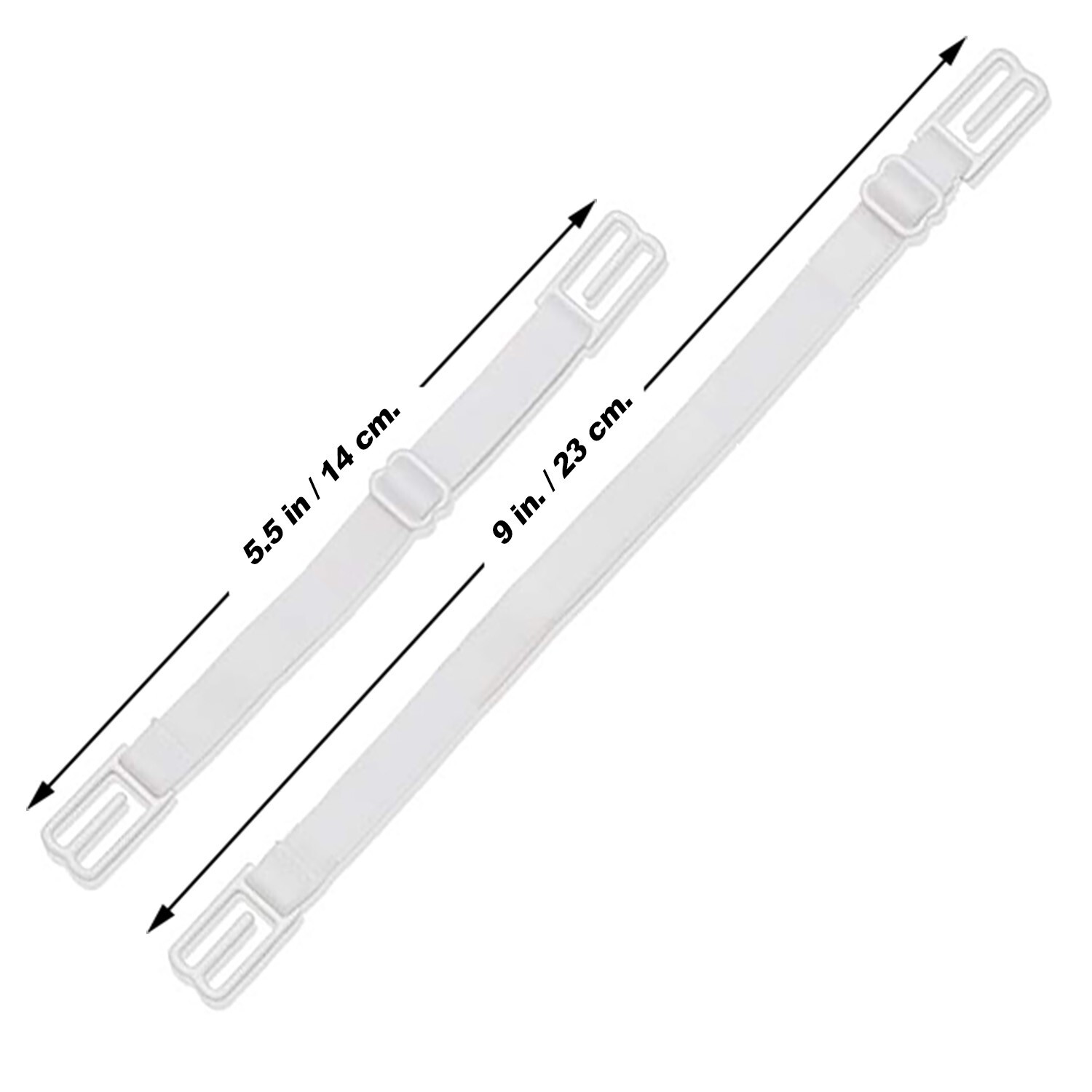 Bra Strap Clips Holder Women’s Hide straps Racerback (White – 3 Pack)