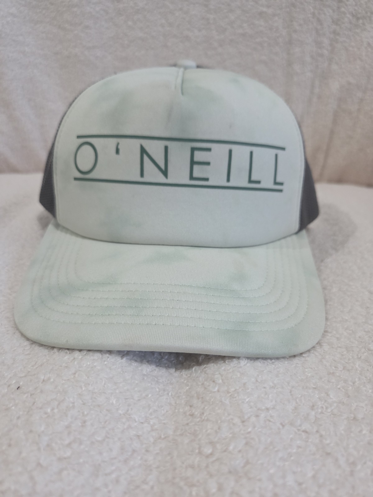 O’Neill Trucker Hat Snapback Cap Mint Green Gray Mesh Surf Beach One Size