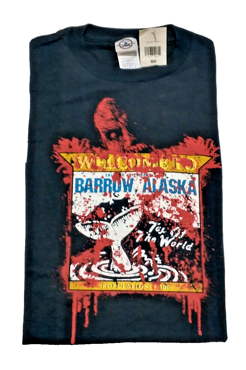 Rare 30 Days Of Night – M Medium Black T-Shirt NEW w/ Tag Vampires Horror Blood