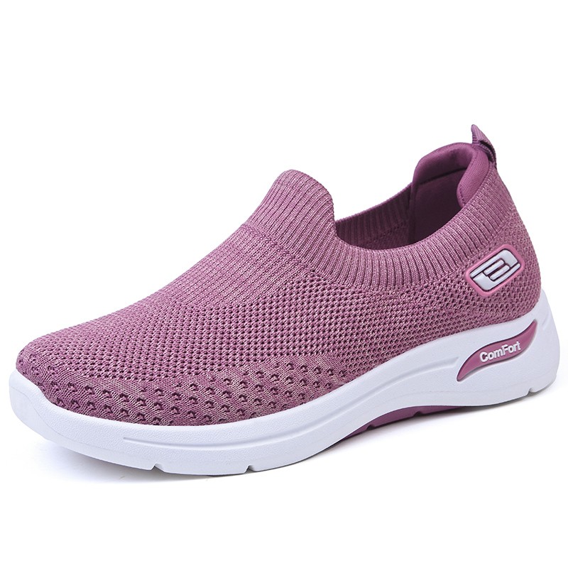 Women Orthopedic Sneakers with Cushion Slip On Walking Gym Comfy Fashion Shoes