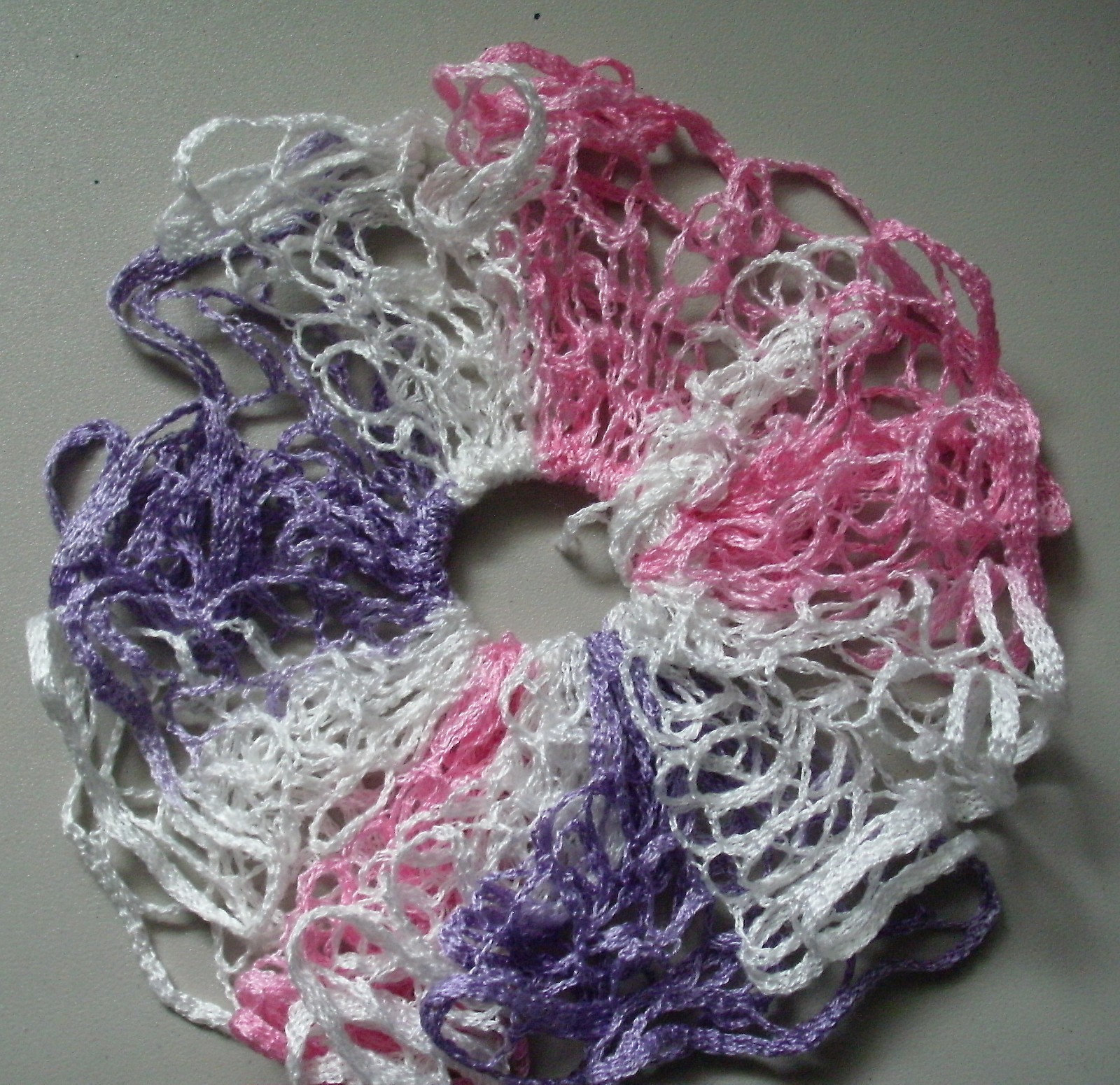 Crocheted Hair Scrunchies Elastic Hair Bands Ponytail/Bun Holders Buyer’s Choice