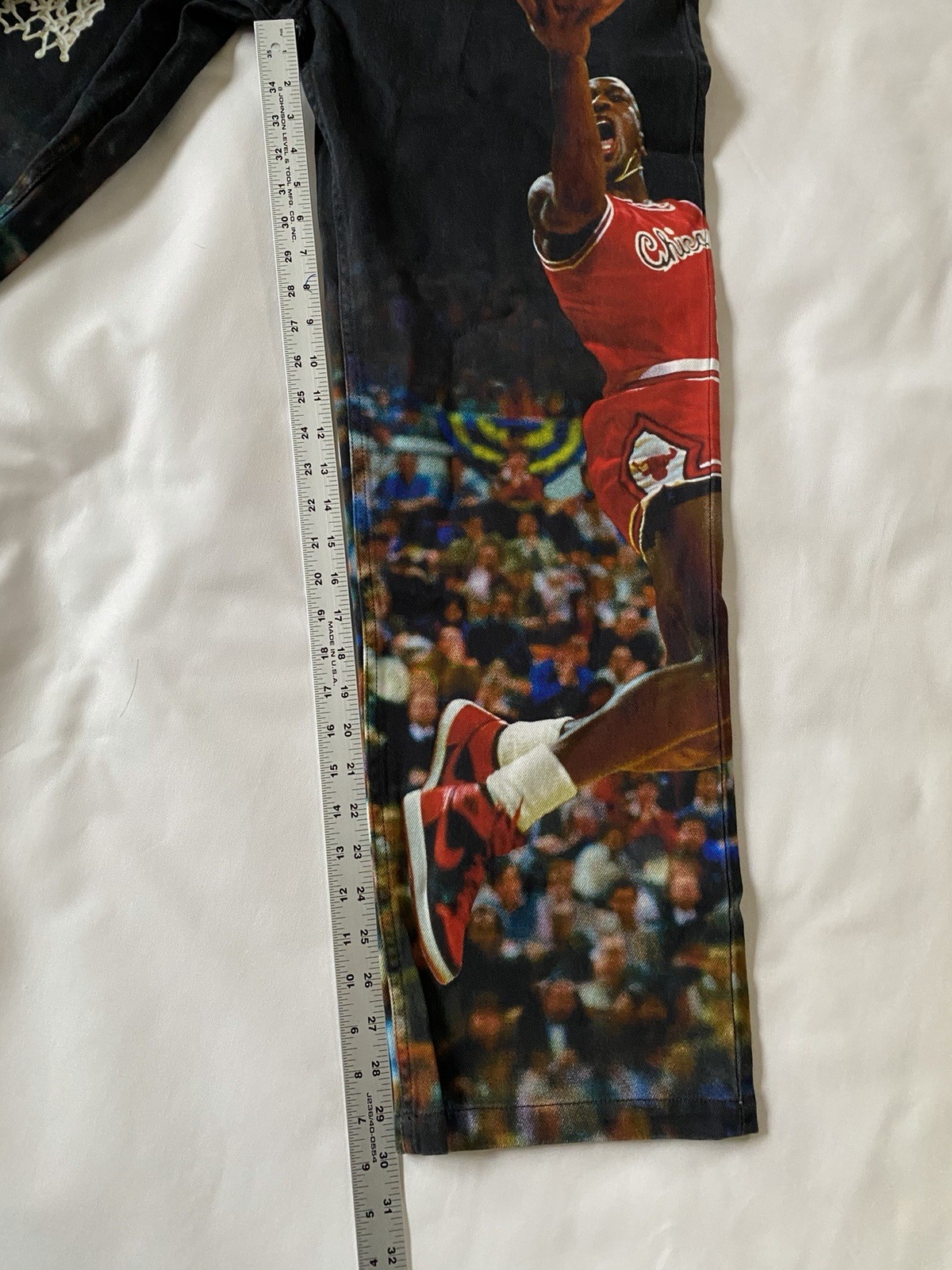 Air Jordan Printed Dunk Contest Twill Pants Black Size 34