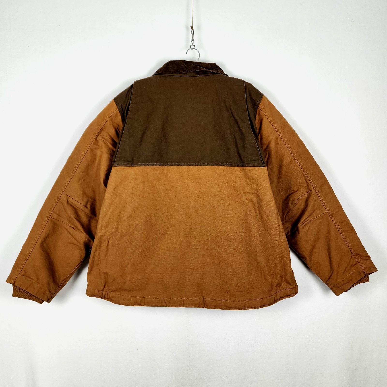 NWT Carhartt Montana 2-Tone Brown Rugged Flex Duck Insulated Zip Jkt Men 2XL