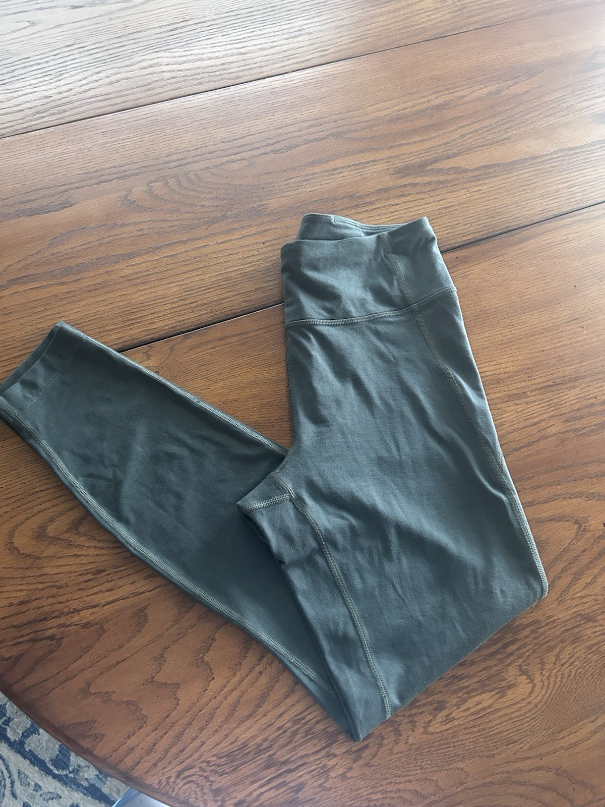 Allbirds Natural Legging in Forest Green – Wool Blend Size Medium