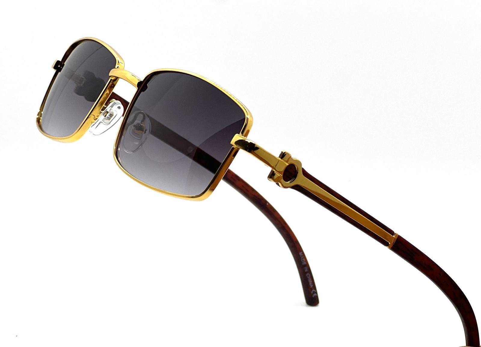 Sunglasses Men Rectangular Classy Fashion Trendy 80’s 90’s Casual Male Lentes