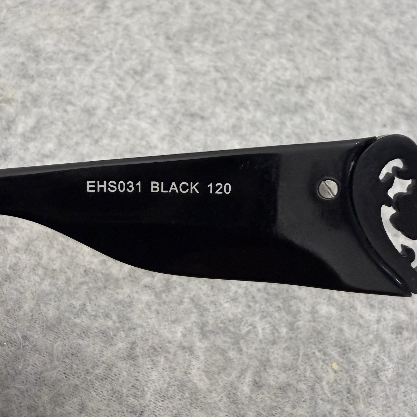 Ed Hardy Sunglasses EHS-031 Skunk Black Rhinestone Glasses With Case