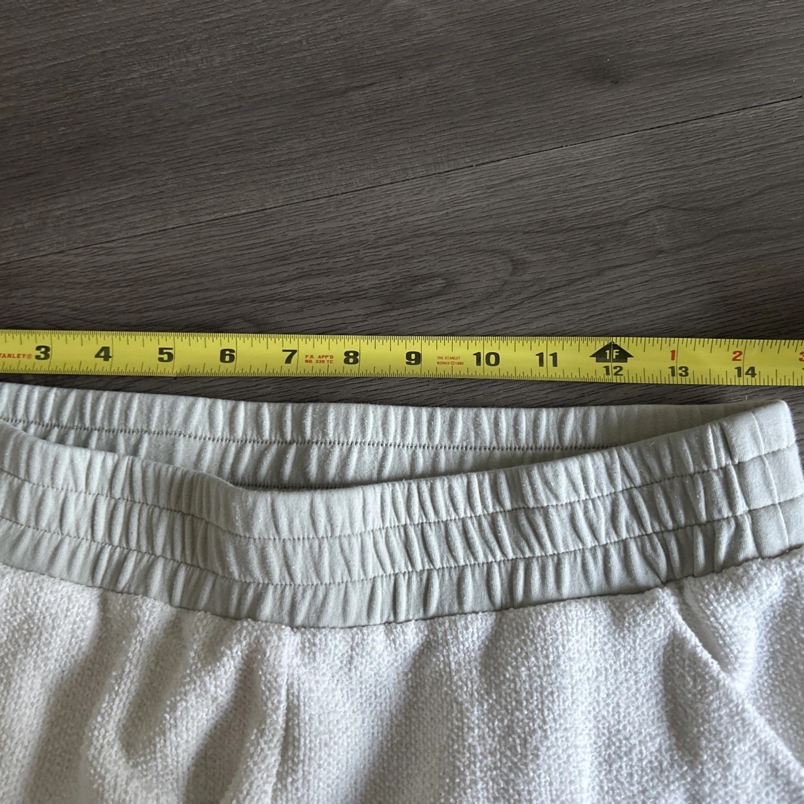 Varley Nevada Slim Fit Pants Ivory Medium Women Stretch Comfort Athleisure