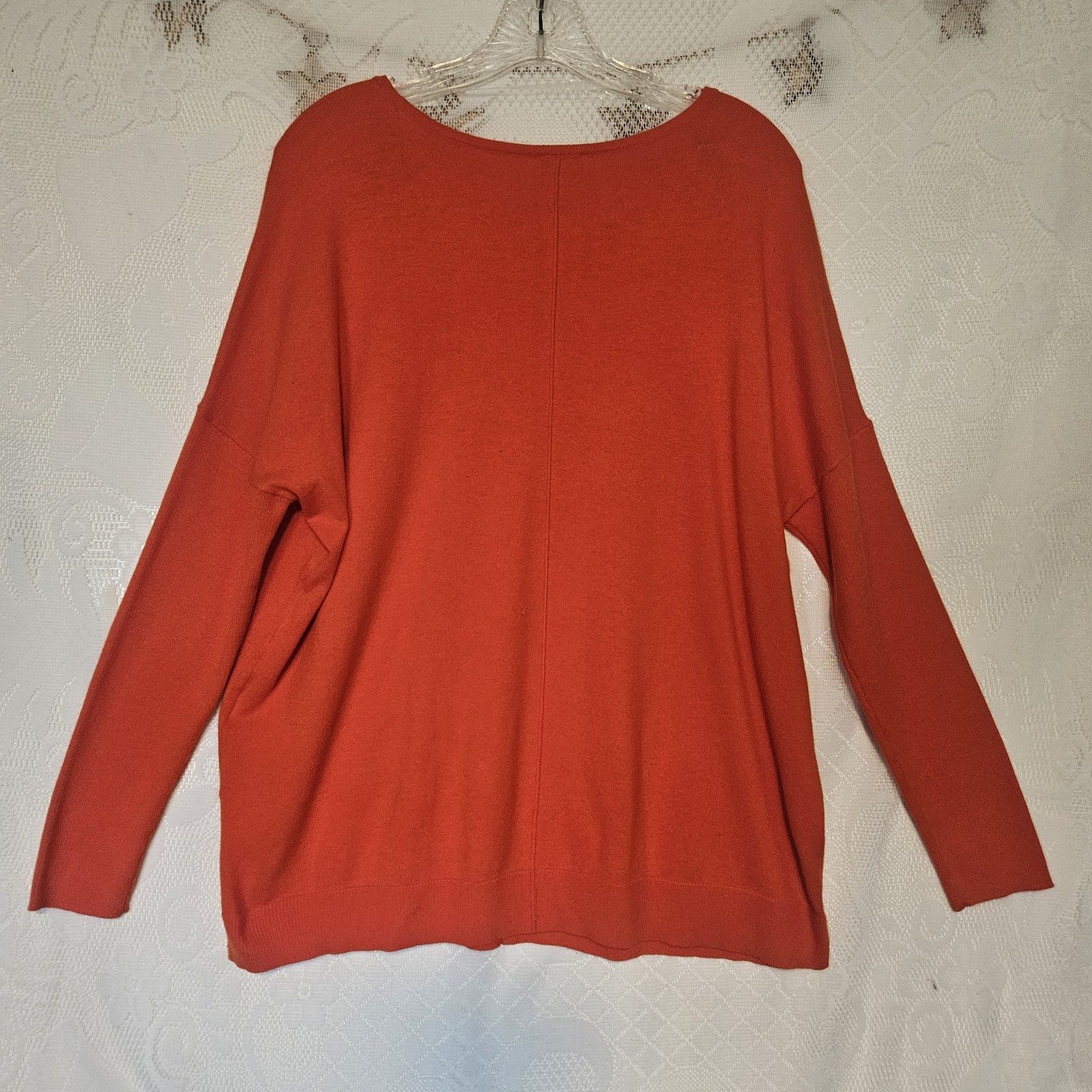Chicos Medium Size 1 Soft Warm Cashmere Blend Tunic Sweater Oversized Colorful