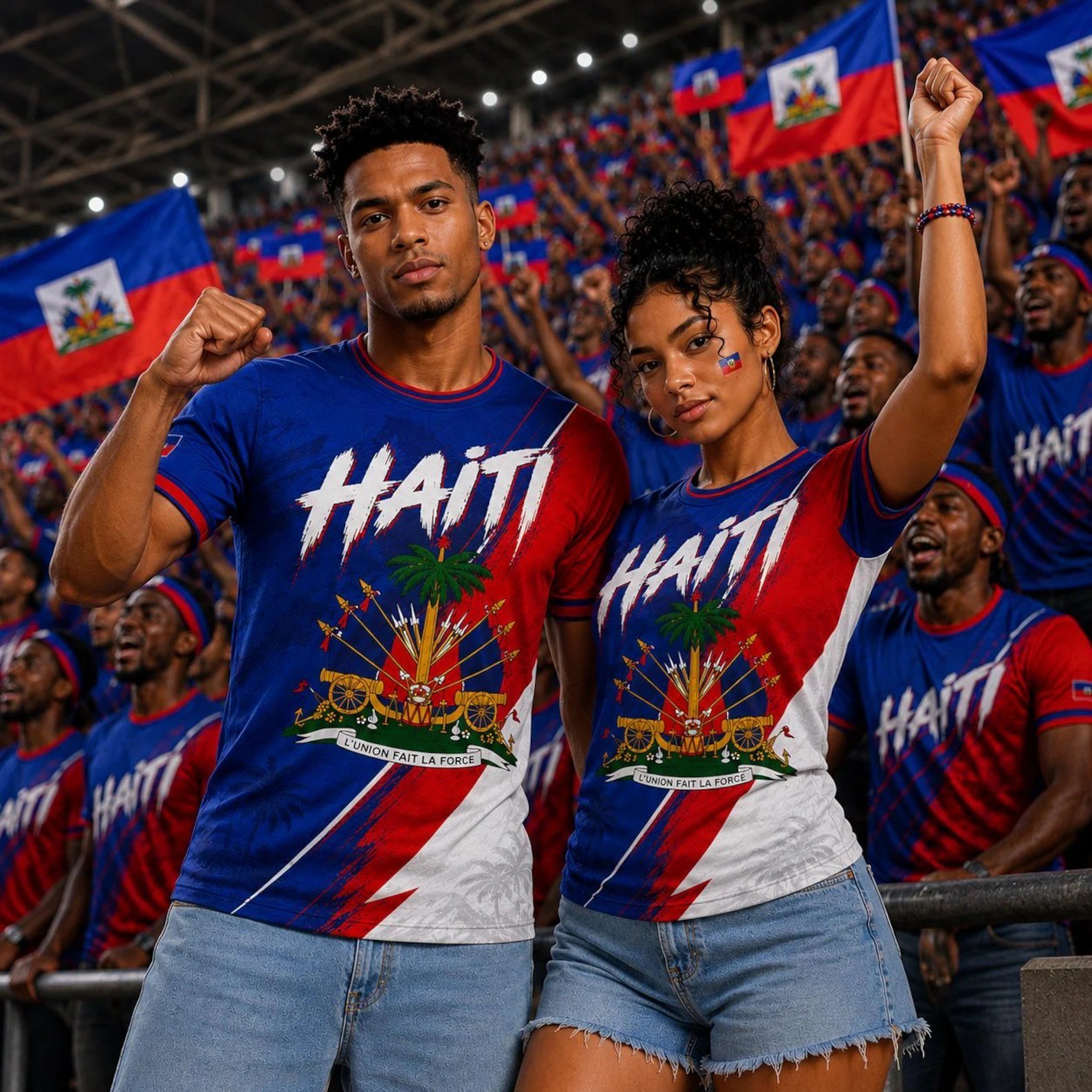 Personalized Haiti Soccer Jersey Custom Name Number, Haiti Football Jersey 2026