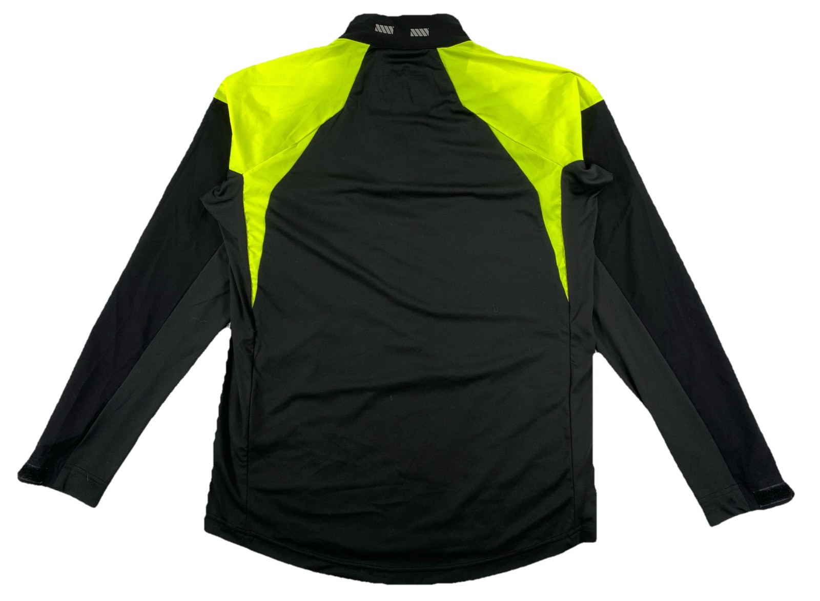 Truewerk Moto Jersey Quarter Zip Men’s Medium Black Yellow Reflective