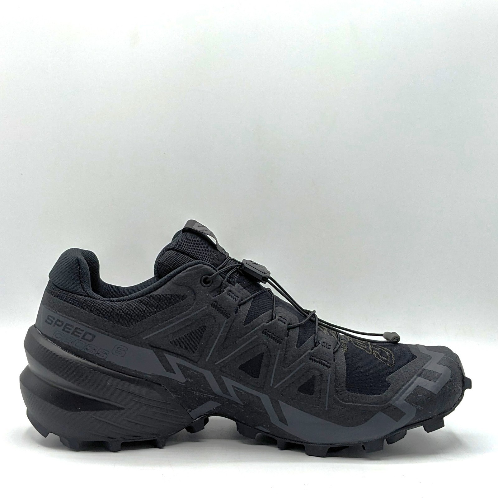 Salomon “Speedcross 6” Women’s Moderate Terrain Running Shoe (Black/Phantom) 8.5