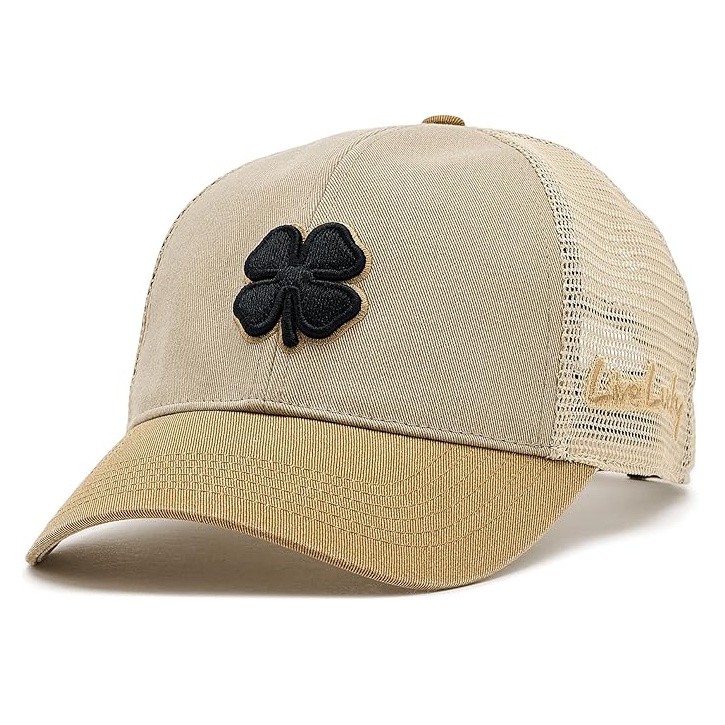 Black Clover Mens Two Tone Vintage Golf Hat Snapback Cap – New