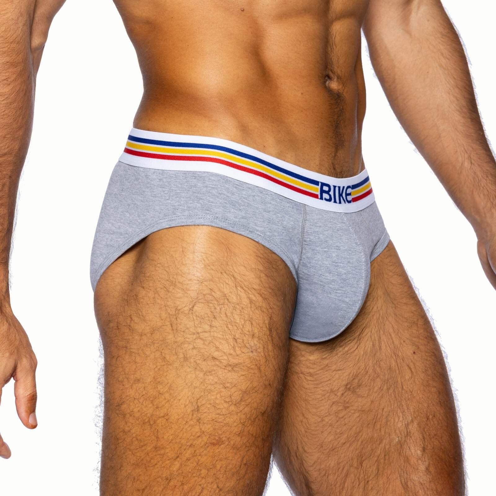 BIKE Athletic Stretch Cotton Brief – Men’s Classic Breathable Support Brief in G