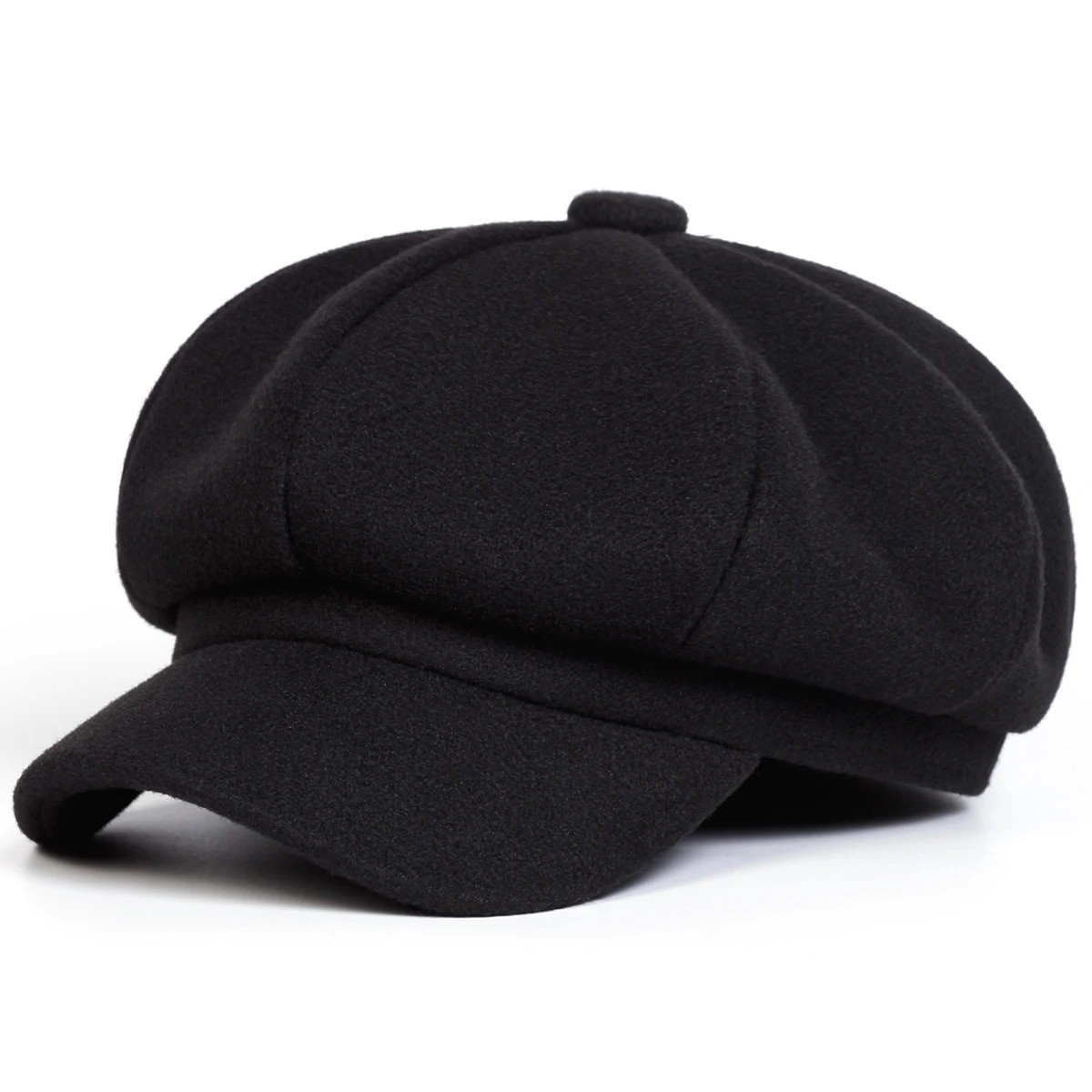 Vintage Style Baker Boy Cabbie Flat Cap Peaked Beret Warm Visor Hat