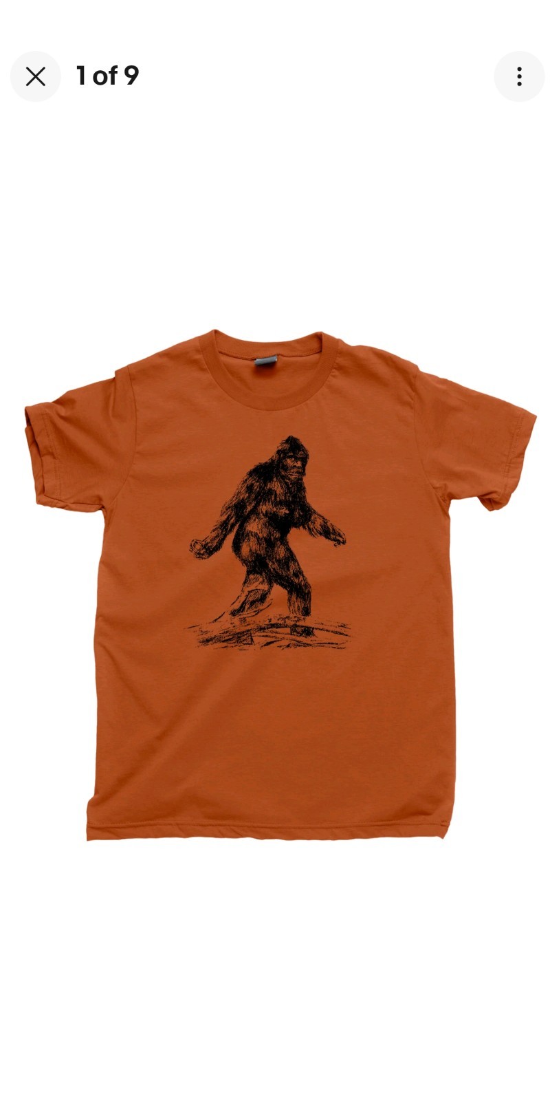 Big Foot T Shirt Loch Ness Nessie Cryptid Cryptozoology Cryptozoologist UFO Tee
