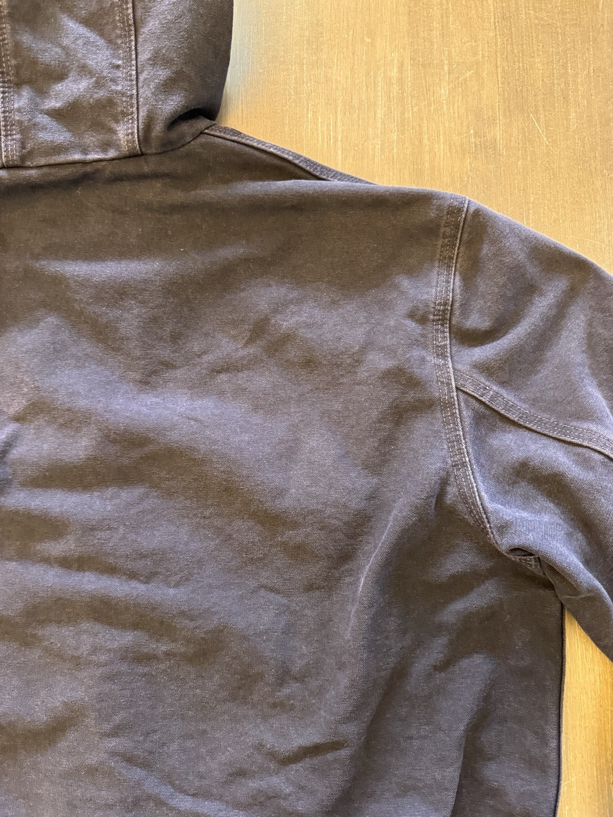 VTG Carhartt Jacket Mens XL Blue J25 Sandstone Gorpcore Workwear Hoodie Full Zip