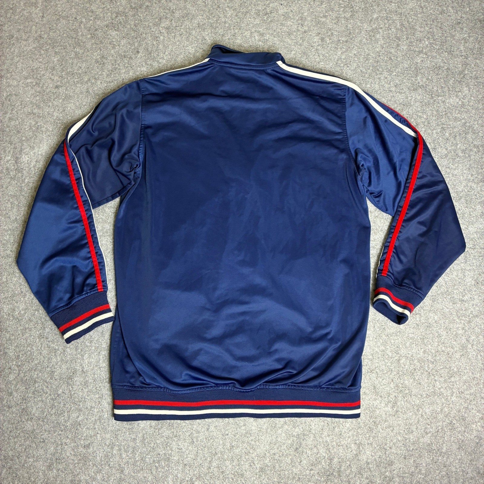 Choice Sportswear Vintage USA Track Jacket Mens Medium Red White Blue Full Zip