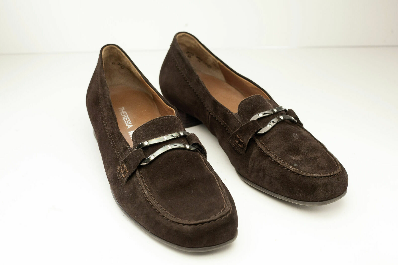Theresia M. Brown Suede Loafers 8.5 Women’s