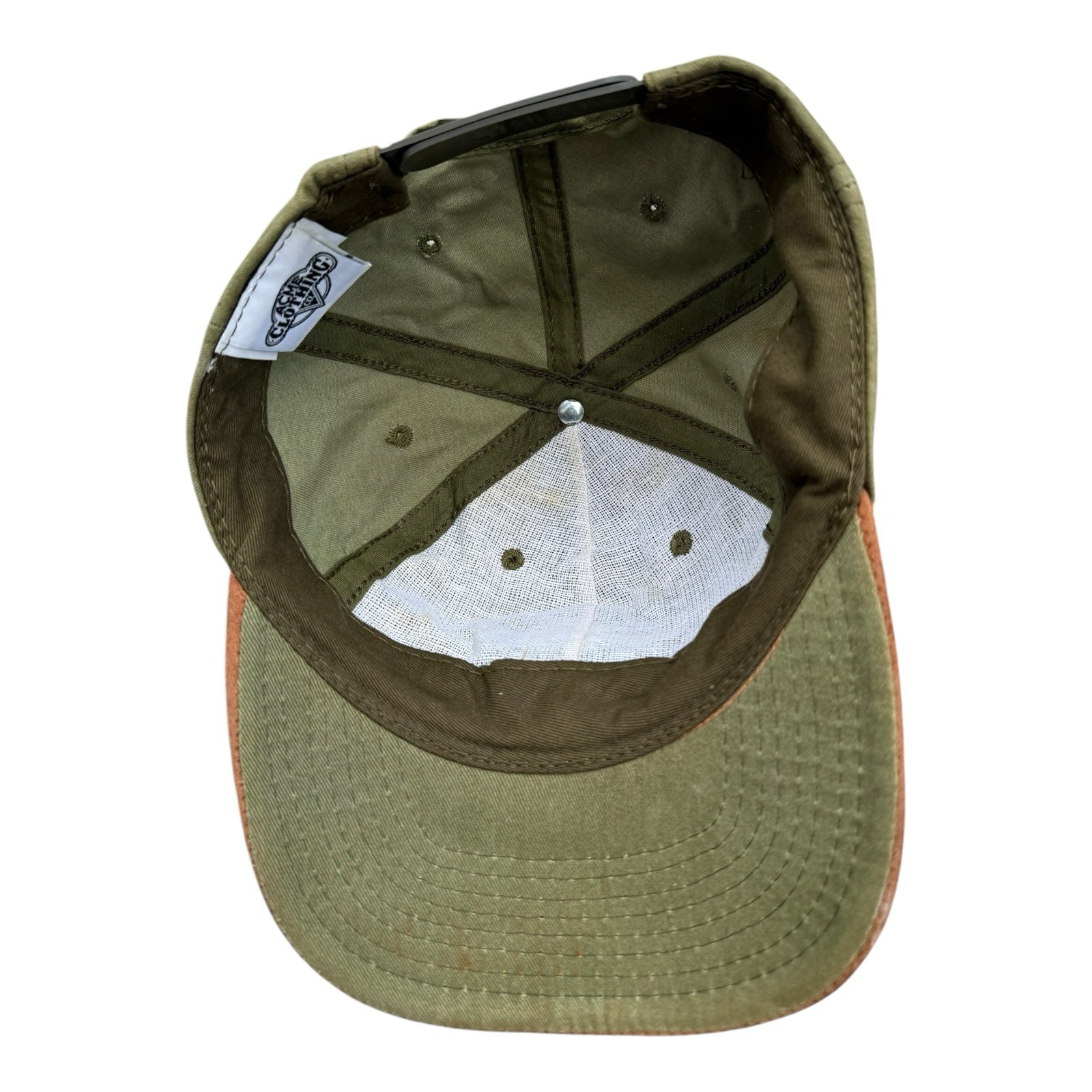 ACME Clothing Co Skunk Baseball Cap Olive Brown Adjustable Cartoon Men’s Hat