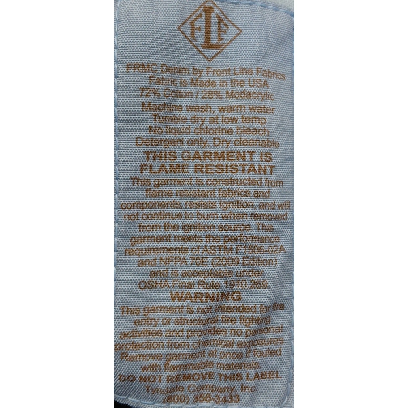 Tyndale Made in USA Flame Resistant Jeans Classic Mid (10-12 in) Regular