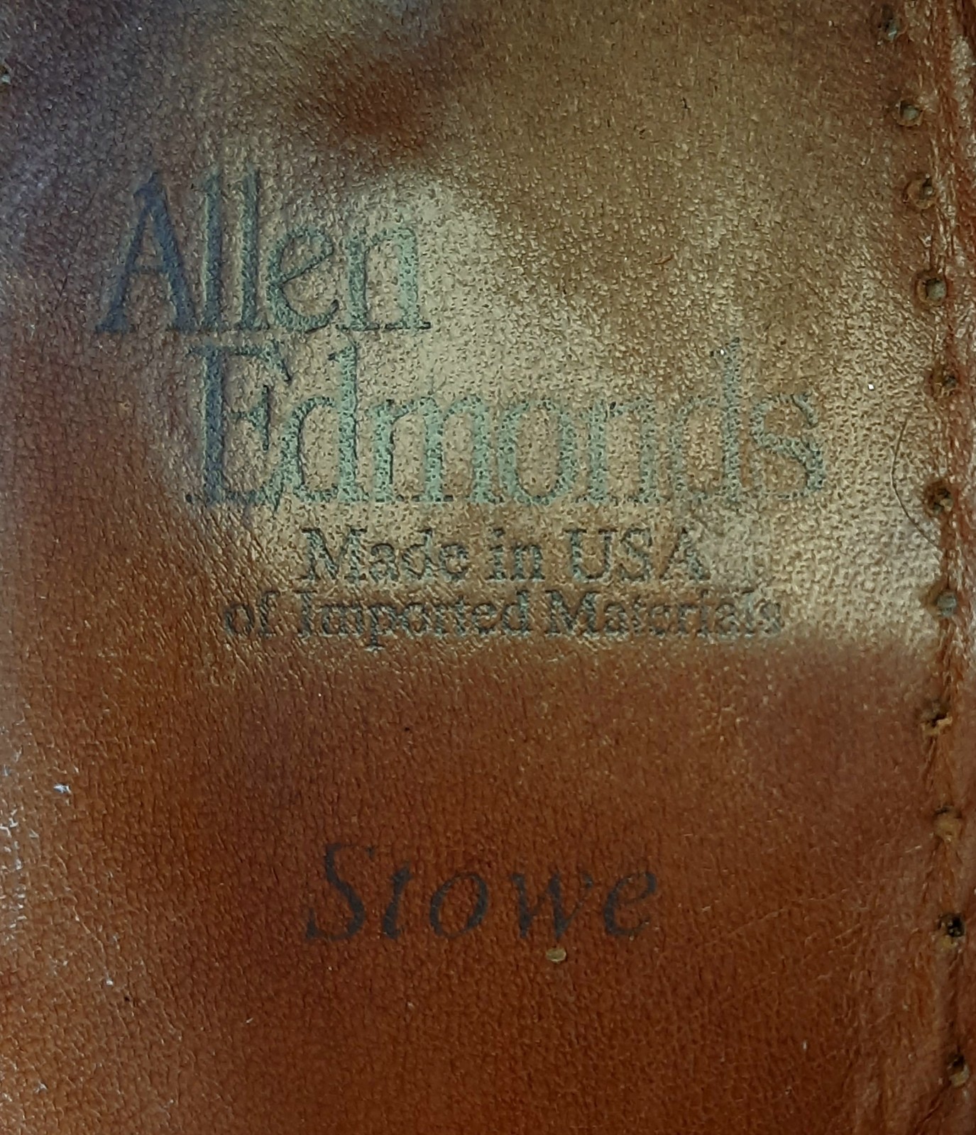 Allen Edmonds Stowe Burgundy 10 C