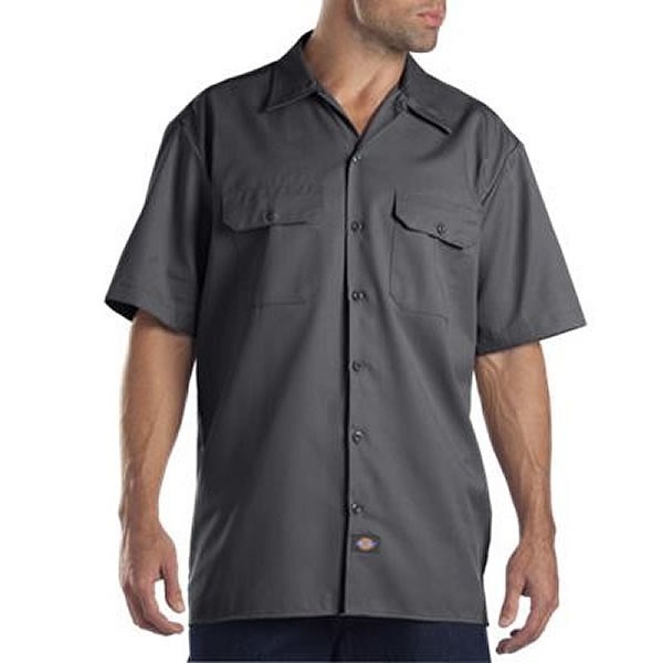 Dickies Men’s Size S-2XL 3XL 4XL 5XL Short Sleeve Work Shirt Shop Mechanics 1574
