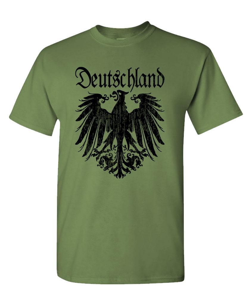 BLACK DEUTSCHLAND EAGLE – german soccer – Cotton Unisex T-Shirt