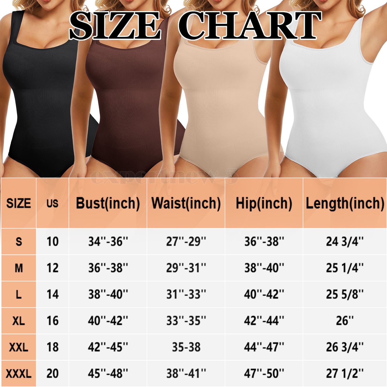 Womens Trainer Firm Tummy Control Full Body Shaper Bodysuit Slimming Shapewear