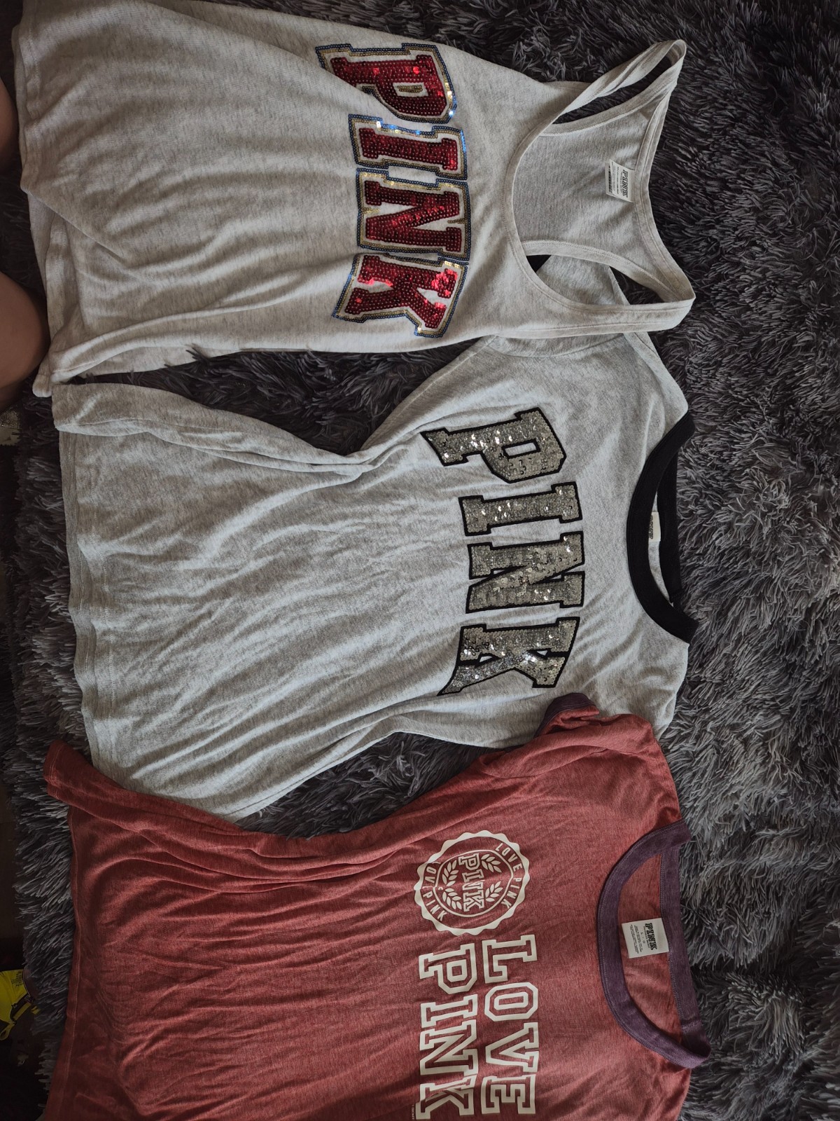vs pink bling tops bundle y2k