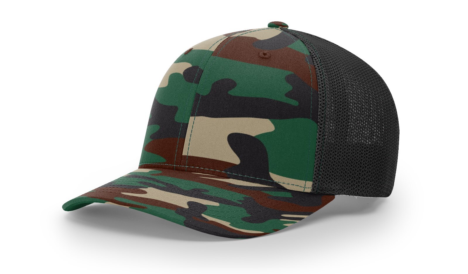 Richardson 110 Trucker R-Flex Fitted Baseball Hat Flexfit Sizes S/M & L/XL